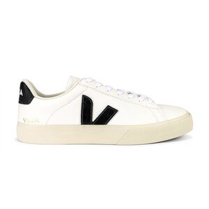 VEJA campo sneakers white and black womens 8 neutral basics pebble leather shoes